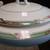 Homer Laughlin NEVILLE 1930 antique LARGE 8 serving pieces dinnerware. 17 thumbnail