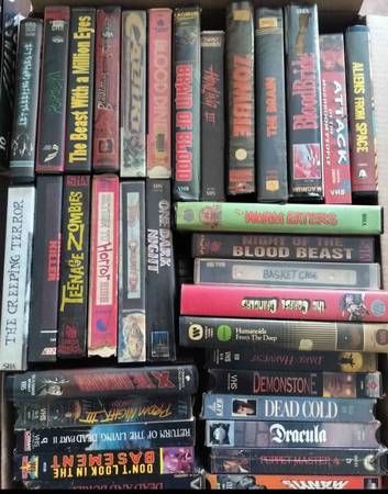 Wanted Buying huge lots of vhs movies from old rentals - wanted