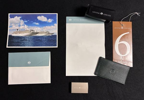 Crystal Cruises / Crystal Harmony Memorabilia Lot – 2004 Cruise 1