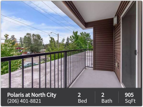 $1,875 / 2hab - 905ft2 - ¡El centro de Shoreline te llama! ¡Asegura este departamento de 2 habitaciones y 2 baños ahora! (Shoreline)63808035624323123