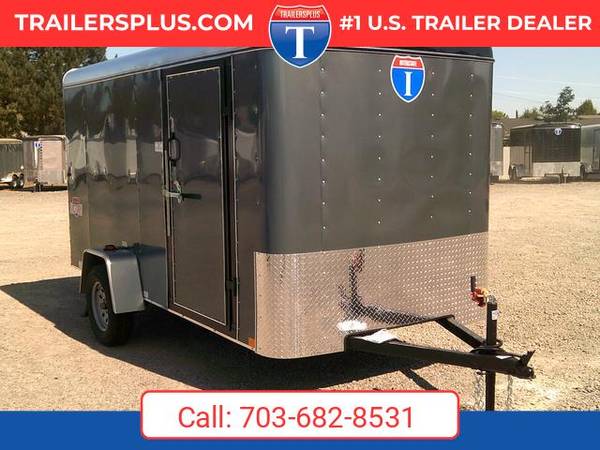 2027 Interstate 6X12 Victory Enclosed Cargo Trailer Silver 1