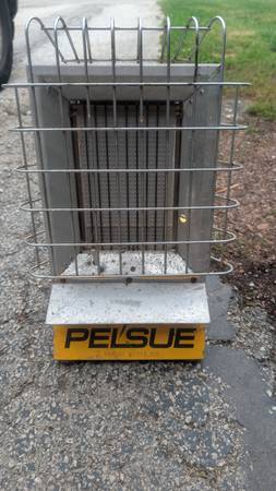 Pelsue heater propane model 1557 12,000 to 16,000 BTU 1