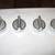 Set of 4 GE Profile Gas Cooktop Control Knobs Chrome/Silver 2 thumbnail