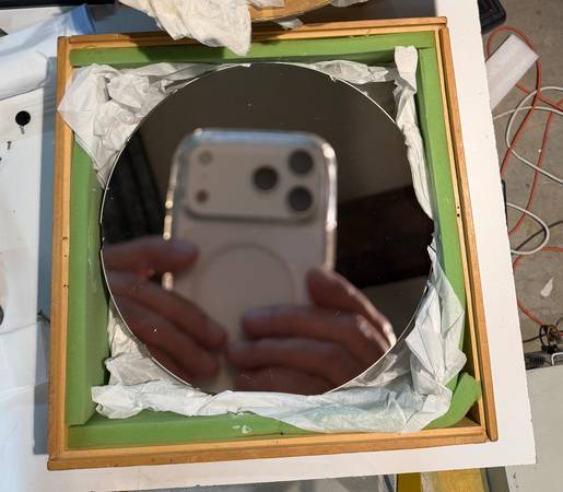 Precision Spherical Optical Mirror ~f1.2 21” Diameter 1