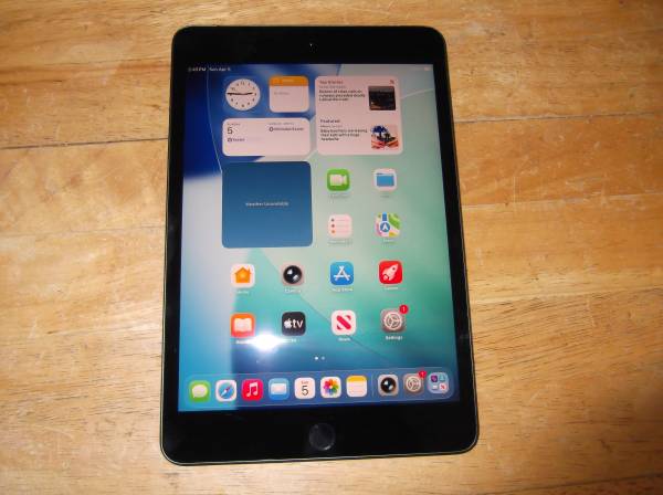 ipad mini 7.9" cellular, running ios 26, works great 1