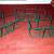 3 METAL TROUGH porch hanging FLOWER POT LOT Plant Garden Flowers 8 thumbnail