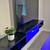 Floating TV stand for room with LED lights 1 thumbnail