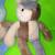 Patchwork 20-Inch Plush Bunny (2 Different Colors-Designs)__New 3 thumbnail