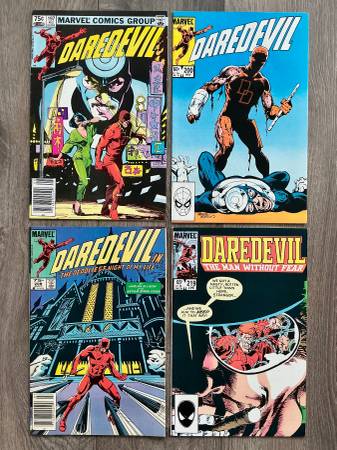 Marvel Comics Daredevil 1980 Lot 1st Yuriko 1