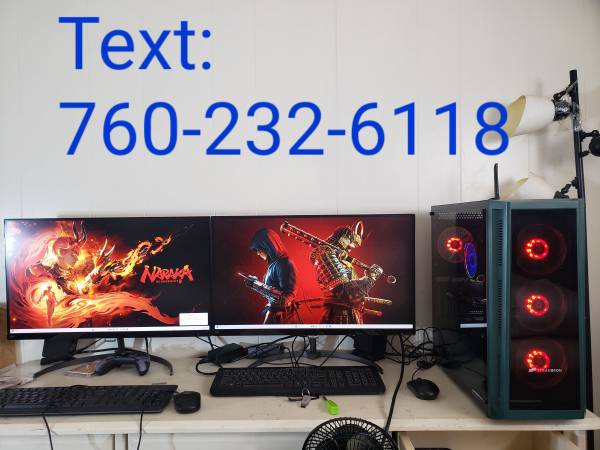 Build Ryzen7-2700X  3.7ghz boot 4.3ghz 16GB RAM 500GB NVMe W11 Pro 8GB RX580 1