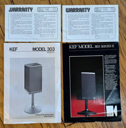 KEF 303 KEF 303 SP1147 スピーカー SERIES Type SP1147 スピーカー