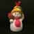 Vintage Napco Christmas Snowman Couple Bells (2), Collectible 3 thumbnail