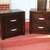 2 NIGHT STAND SET End Table Nightstands Bedroom Furniture Wood Stamds 1 thumbnail