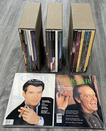 Cigar Aficionado Magazine Collection 1992–1997 w/ Premier Issue 1