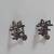 Vintage Oriental ladies silver earrings. 2 thumbnail