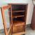 solid oak display cabinet - like new 6 thumbnail