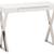 Chrome Stainless Steel Console Table with Lacquered Top 4 thumbnail