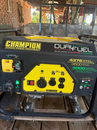 Champion generator 1