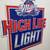 Beer Sign - Miller High Life Light 2 thumbnail