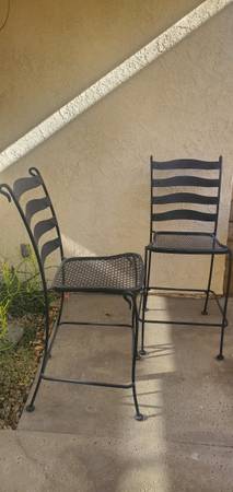 Outdoor High Top Metal Stools 1