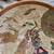Vtg AUTHENIC 1950s PERSIAN HAND PAINTED ENGRAVED BRASS BOWL 2 thumbnail