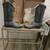 BLUE COWBOY BOOTS 8 D SIZE FROM TEXAS! 2 thumbnail