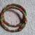 Set of 2 red and green bangles 4 thumbnail