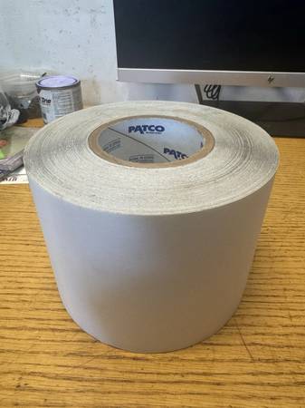 Patco E8210 Clear Protective Tape 5 in x 36 yd (108 ft Roll) 1