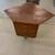 Vintage mid century modern walnut corner dresser desk 2 thumbnail