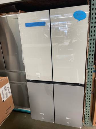Box 4 door bespoke refrigerator counter depth Samsung 1