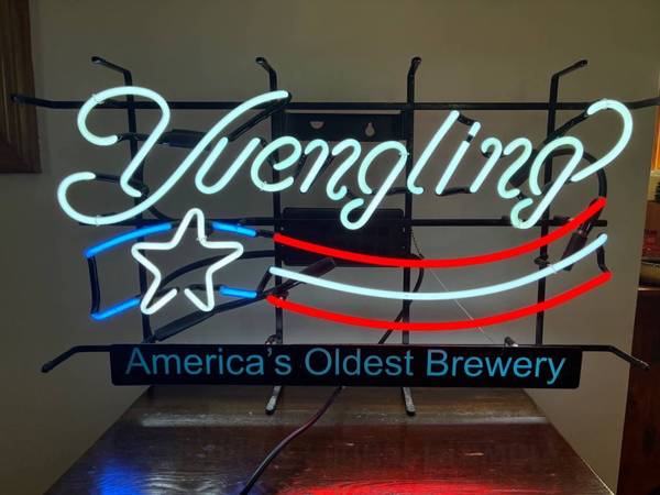 Yuengling beer lager neon sign - vivid, bright 1