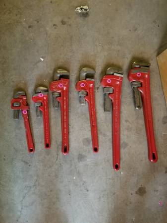 Ridged pipe wrenches 1