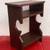 Vintage Solid Wood Small 2-Tier Side Table/Shelf 1 thumbnail