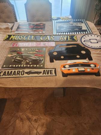Camaro & Corvette Chevrolet Signs 1