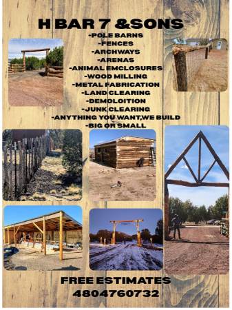 Fencing, Pole Barns , gate installation, land clearing and more 1