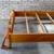 Vintage Tiger Maple and Leather Queen Bed Frame 6 thumbnail