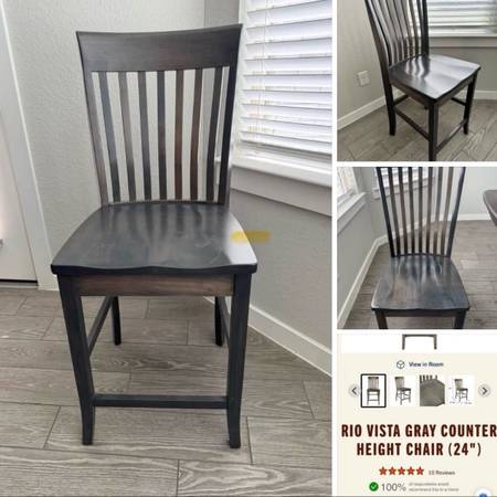 Solid maple bar chairs for sale 1