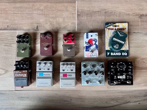 Pedals amps guitars 1