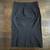 Diane Von Furstenberg Black Cougarette Midi Skirt w/Kick Flap-Size 6 2 thumbnail