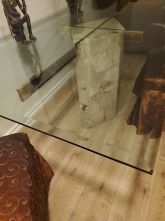 Glass Marble Dining table 1