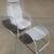 Lloyd Loom Flanders Perma Wicker Springer  White Chair with Ottoman Footstool Vi 1 thumbnail
