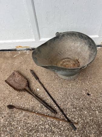 Coal Scuttle and Tools 1