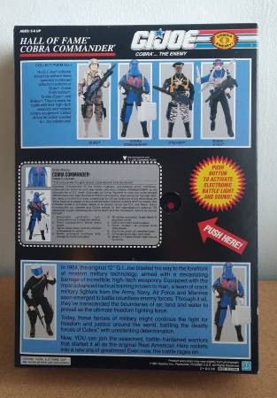 G I JOE HALL OF FAME COBRA COMMANDER - toys & games - by owner
