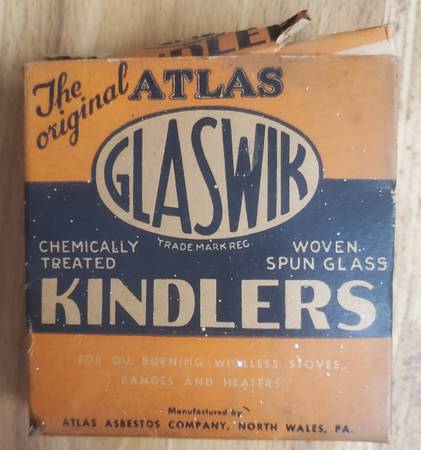 Vintage Atlas Glaswik Kindlers 1-3/8" - New in Box 1