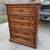 Really Nice Big Sturdy Broyhill 5 Drawer Oak Tallboy Dresser 2 thumbnail