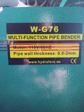 Electric pipe bender 1