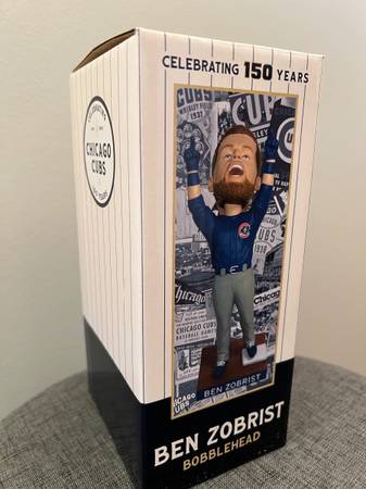 Chicago Cubs Ben Zobrist Bobblehead - collectibles - by owner