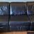 90" Black Leather Recliner Sofa 1 thumbnail