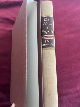 John Galsworthy, Heritage Press 1964, in slipcase with Sandglass 1