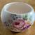 Vintage Axe Vale Devon Pottery pretty rose trinket pot 2 thumbnail